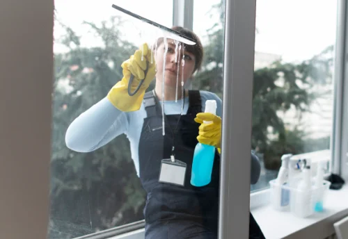 Nettoyage de vitres intérieures et extérieures à Pouilloux